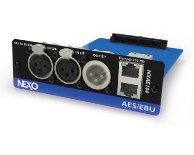 AE104 AES Network Card for NXAMP 4x1 Amp/Controller