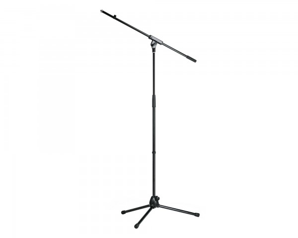 K&M 21070 (210/7) Low-Cost Telescopic Mic Boom Stand All-Metal Black - Main Image