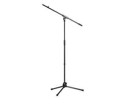 21070 (210/7) Low-Cost Telescopic Mic Boom Stand All-Metal Black