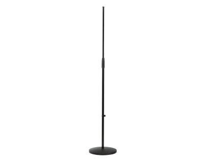260/1 BLACK Mic Stand Heavy Round Base 87-158cm 3/8" 3.89kg