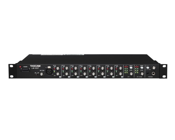 Tascam LM-8ST Stereo 8Ch Line Mixer with extra Mic/Line XLR Input 1U - Main Image