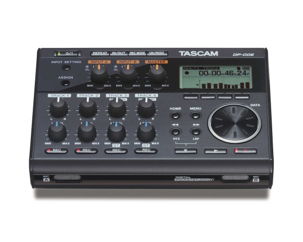 Tascam DP-006 6-Track Compact Digital Pocketstudio - Main Image