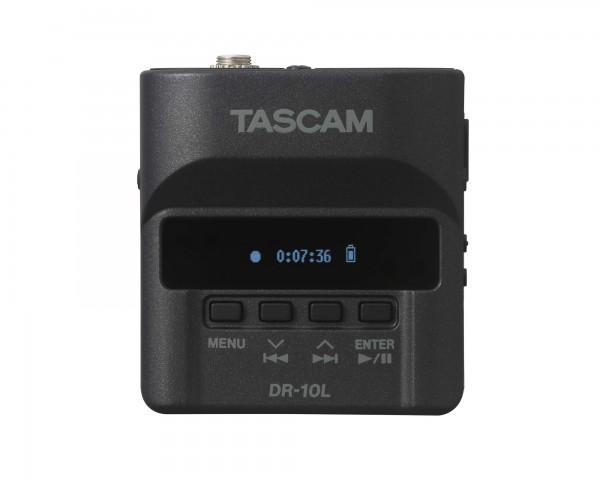 Tascam DR-10L Digital Audio Recorder with Lavalier Microphone BLACK - Main Image