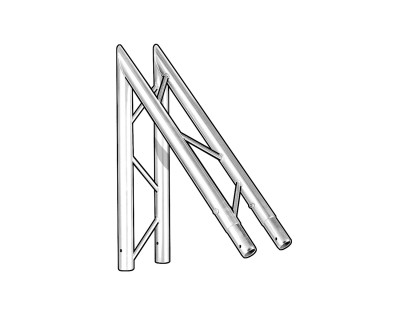 200 Ladder Junction 2-Way 45° Vertical