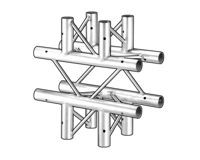 200 Quad Junction Flat Cross 4-Way 90° Universal