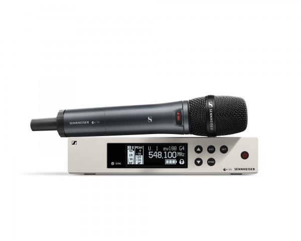 Sennheiser EW100 G4-GB Handheld Mic System with 835S Cardioid Txmitter CH38 - Main Image