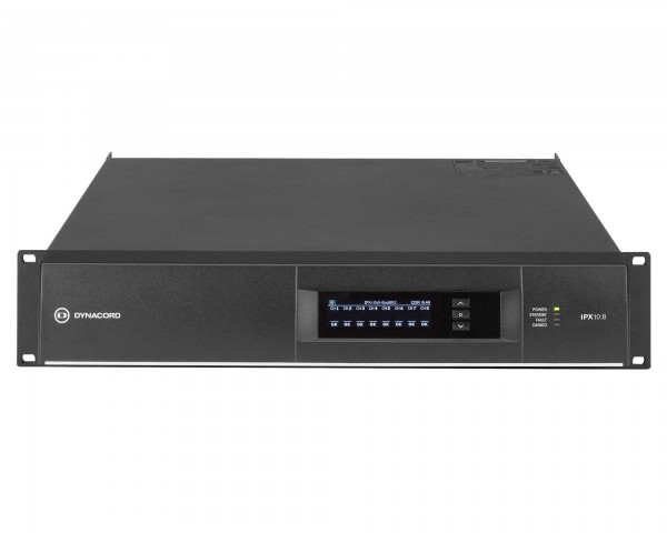 Dynacord IPX 10:8 DSP Install Power Amp 8x1250W @ 4Ω Dante 2U - Main Image