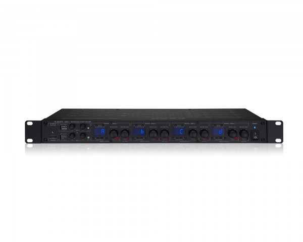 Apart ZONE4 4-Zone Stereo Mixer 1-Mic/Line 4-Line i/p 1U - Main Image