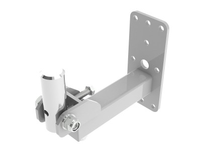 WHUM35-W WHITE Bottom Mount Tilting Wall Bracket 215mm 35mm Spig