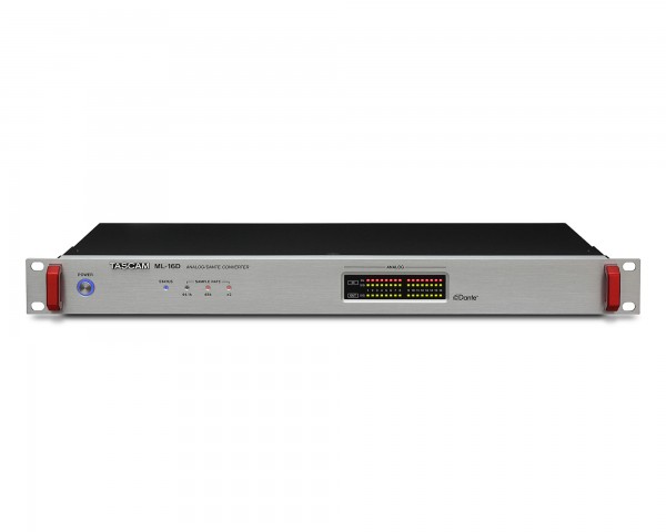 Tascam ML-16D 16CH Analogue-Dante-Analogue Converter 1U - Main Image