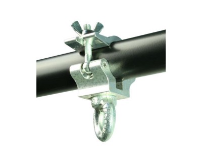 T58990 38mm Atom Hanging Clamp with Ring SWL 100Kg SILVER