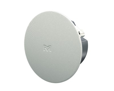 ADORN ACS40TS 4” 2-Way Enclosed Ceiling Speaker 180° 100V White