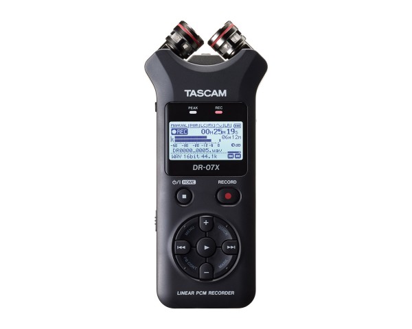 Tascam DR-07X Stereo Handheld Audio Recorder / USB Interface - Main Image