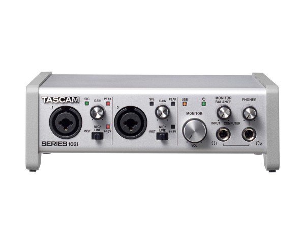 Tascam SERIES 102i USB Audio / MIDI Interface DSP Mixer 10in 4out - Main Image