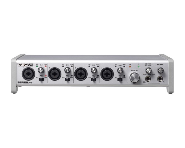 Tascam SERIES 208i USB Audio / MIDI Interface DSP Mixer 20in 8out - Main Image