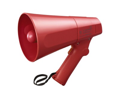 ER520S 6W Megaphone with Siren 250m Range Red