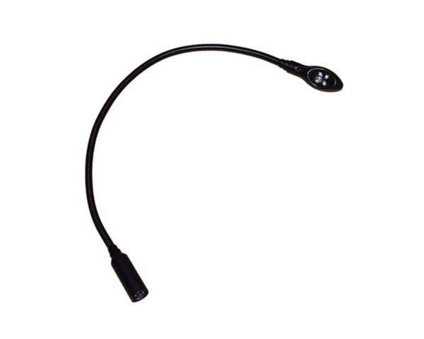 Allen & Heath LED-Lamp-SX 18 Straight LED Gooseneck Lamp with 4-Pin XLR - Main Image