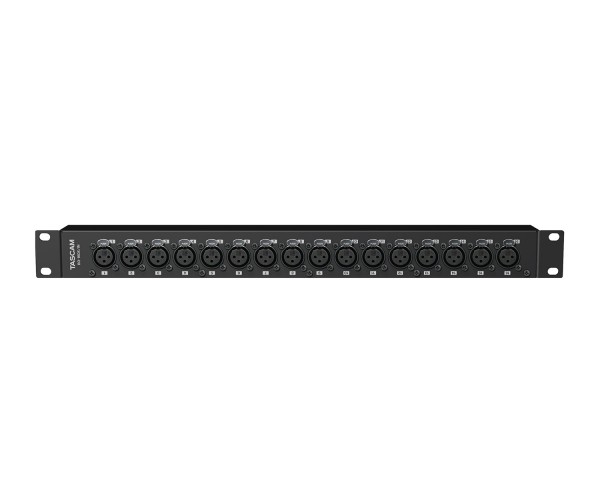 Tascam BO-16DX/IN Breakout Box for 16 Balanced Audio Inputs 1U - Main Image