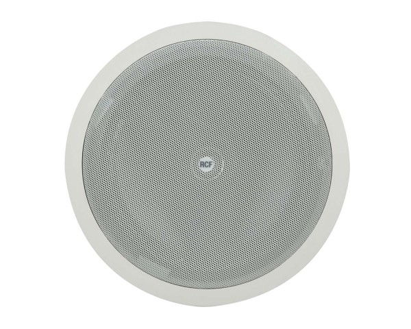 RCF PL8X 8 2-Way Coaxial Ceiling Speaker 20W 100V IP44 White - Main Image