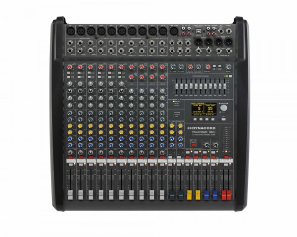 Dynacord PowerMate 1000-3 10Ch Powered Mixer with Twin Digital FX 2x1000W - Main Image
