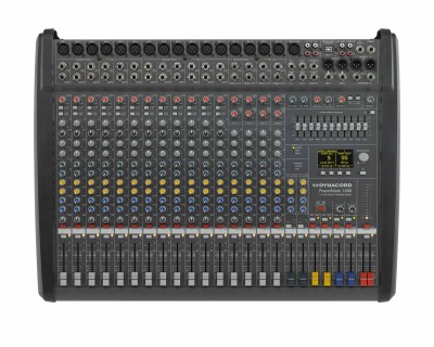 PowerMate 1600-3 16Ch Powered Mixer with Twin Digital FX 2x1000W