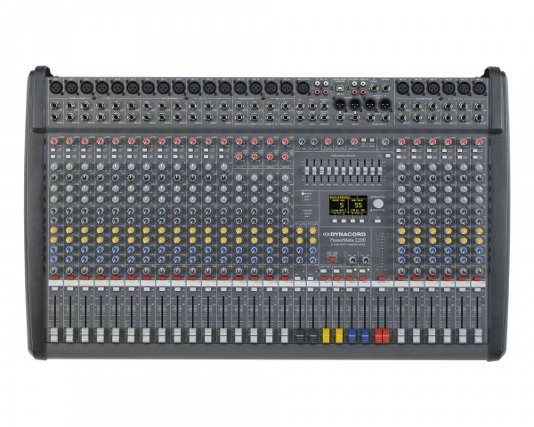 Dynacord PowerMate 2200-3 22Ch Powered Mixer with Twin Digital FX 2x1000W - Main Image