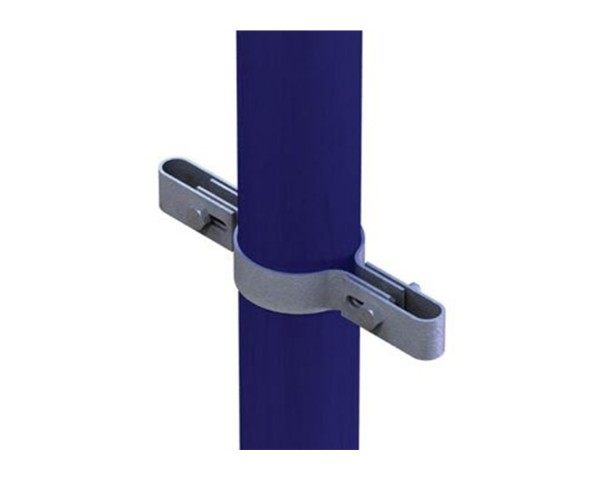Doughty T17100 Pipeclamp 48mm Tube Double Mesh Panel Clip - Main Image