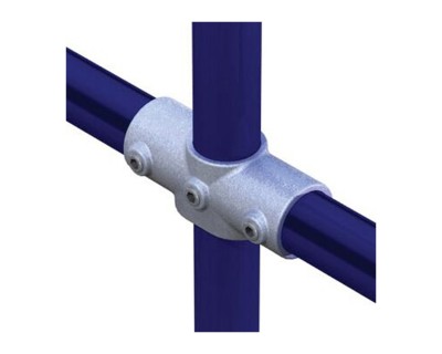 T17625 Pipeclamp 48mm Tube Angled Two Socket Cross 80-86°