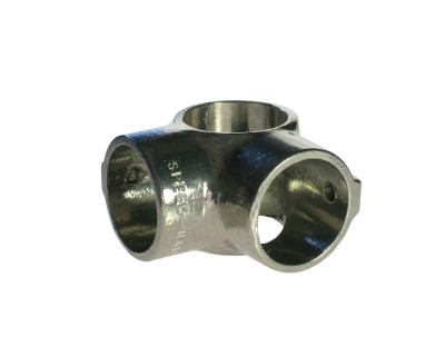 T194011E 48mm Tube 90° Corner with Thru Tube SLIM 