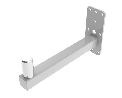 WHY35-W WHITE Bottom Mount Fixed Wall Bracket 324mm 35mm Spigot