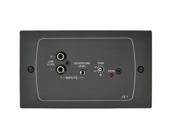 Cloud LE-1B Line-Level Active Stereo Input Plate for DCM1/DCM1e Black - Main Image