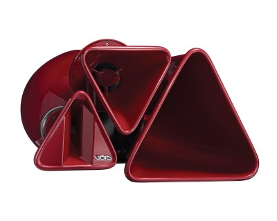 Tri Motion Left 15" Triangular Speaker 8"MF/1.5"HF 500W Red