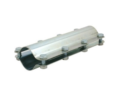 T30100 Pipe to Pipe Straight Coupler 48mm ZINC