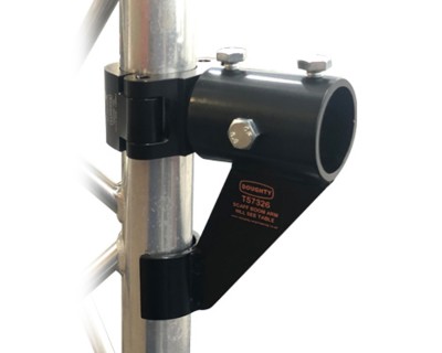 T57326 Scaff Boom Arm with 48mm Receiver Hole BLACK