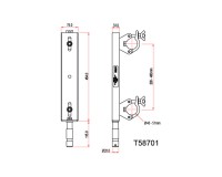 Doughty T58701 Ladder Truss Adaptor 200-400mm Centres SWL200kg - Image 2