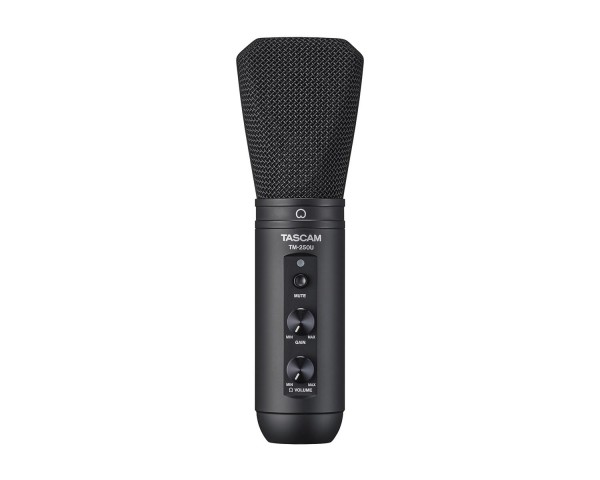 Tascam TM-250U USB Broadcast Condenser Mic with Headphones Output - Main Image