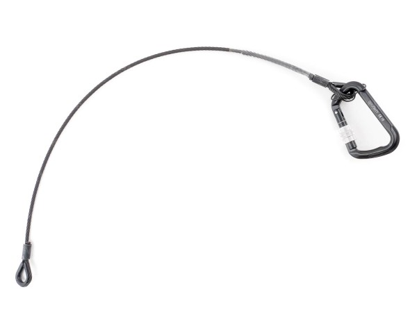 Doughty T2830501 75Kg Heavy Weight Safety Wire TV Spec 5mm x 700mm Black - Main Image