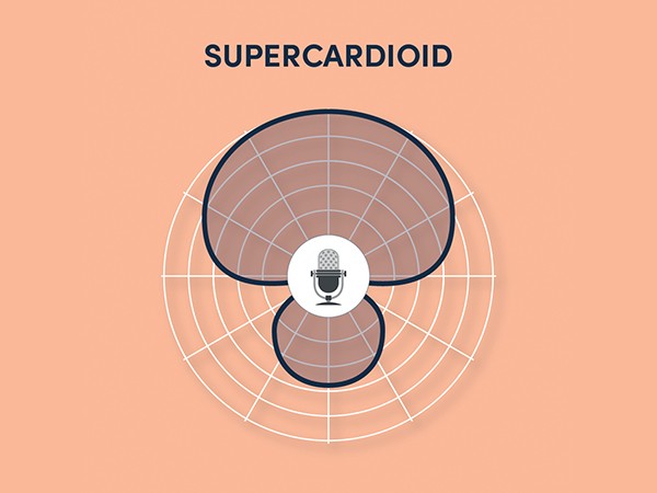 Supercardioid Polar Pattern Symbol