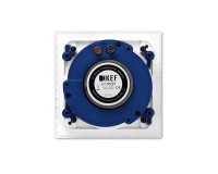 KEF CI130QS 5.25 2-Way Uni-Q  Flush Square Ceiling Speaker IP64 Wht - Image 4