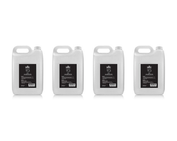 CHAUVET DJ LLF5 BOX OF 4 x 5L Low Lying Fog Fluid for Cloud 9 / Cumulus - Main Image
