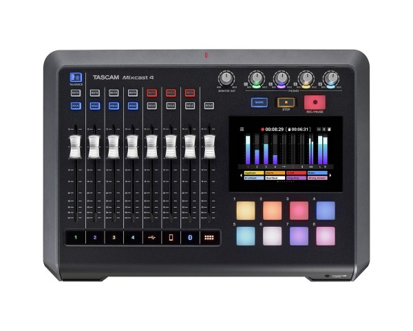 Tascam Mixcast 4 Podcast Recording Console with Recorder/USB Interface - Main Image