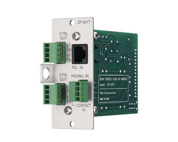TOA ZP001T M9000 Series Telephone Zone Paging Module - Main Image