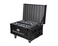 ADJ Mirage Q6 Pak LED Uplighter 6 in Charging Flightcase IP65 Chrome - Image 2