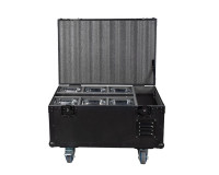 ADJ Mirage Q6 Pak LED Uplighter 6 in Charging Flightcase IP65 Chrome - Image 3