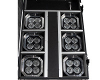 ADJ Mirage Q6 Pak LED Uplighter 6 in Charging Flightcase IP65 Chrome - Image 6