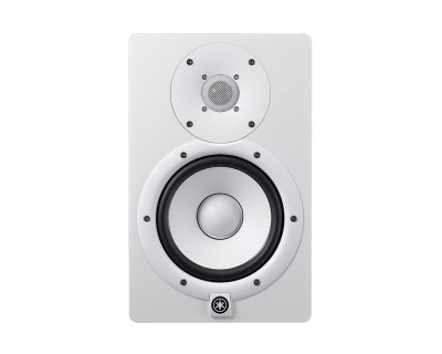 HS7WI 2-Way 6.5" Bi-Amped Powered Nearfield Monitor 70W White