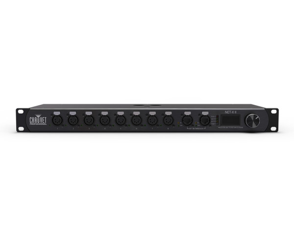 CHAUVET Professional NET-XII ARTnet/DMX 8-Way Opto Isolated Splitter/Converter 1U - Main Image