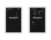 Pioneer DJ DM-40D-W 4 2-Way Class-D Active Desktop Monitor 19W PAIR White - Image 3
