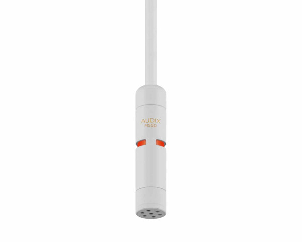 Audix M55W/D Hanging Ceiling Mic Supercardioid for Dante White - Main Image