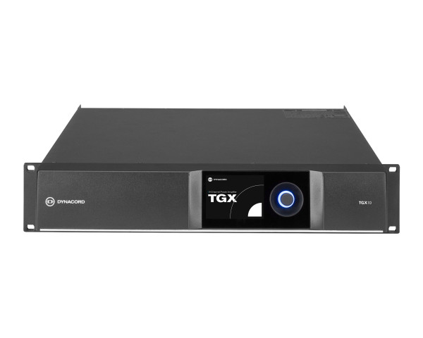 Dynacord TGX10 4Ch DSP Power Amp 4x2500W @ 4Ω Dante / OCA Control 2U - Main Image
